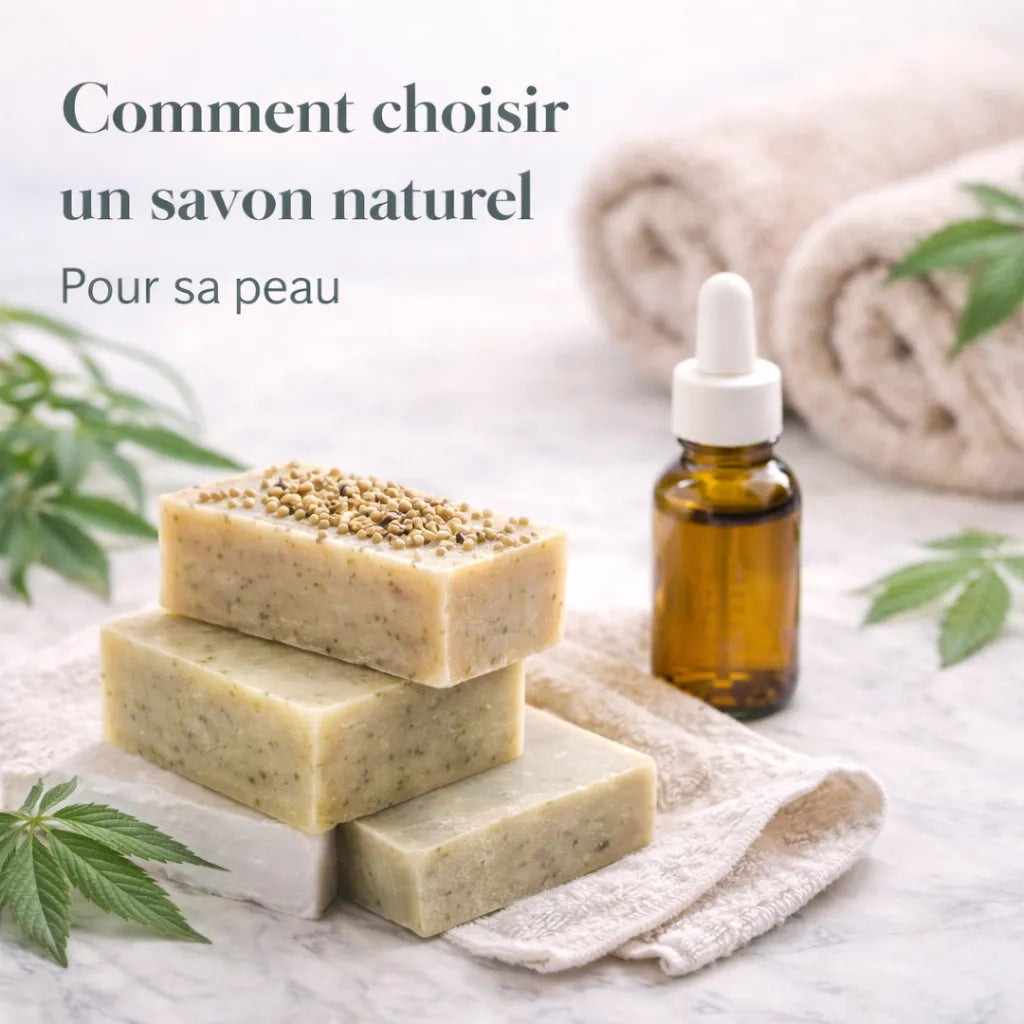 savon naturel chanvre bio nettoyage peau savon saponifié à froid soin naturel