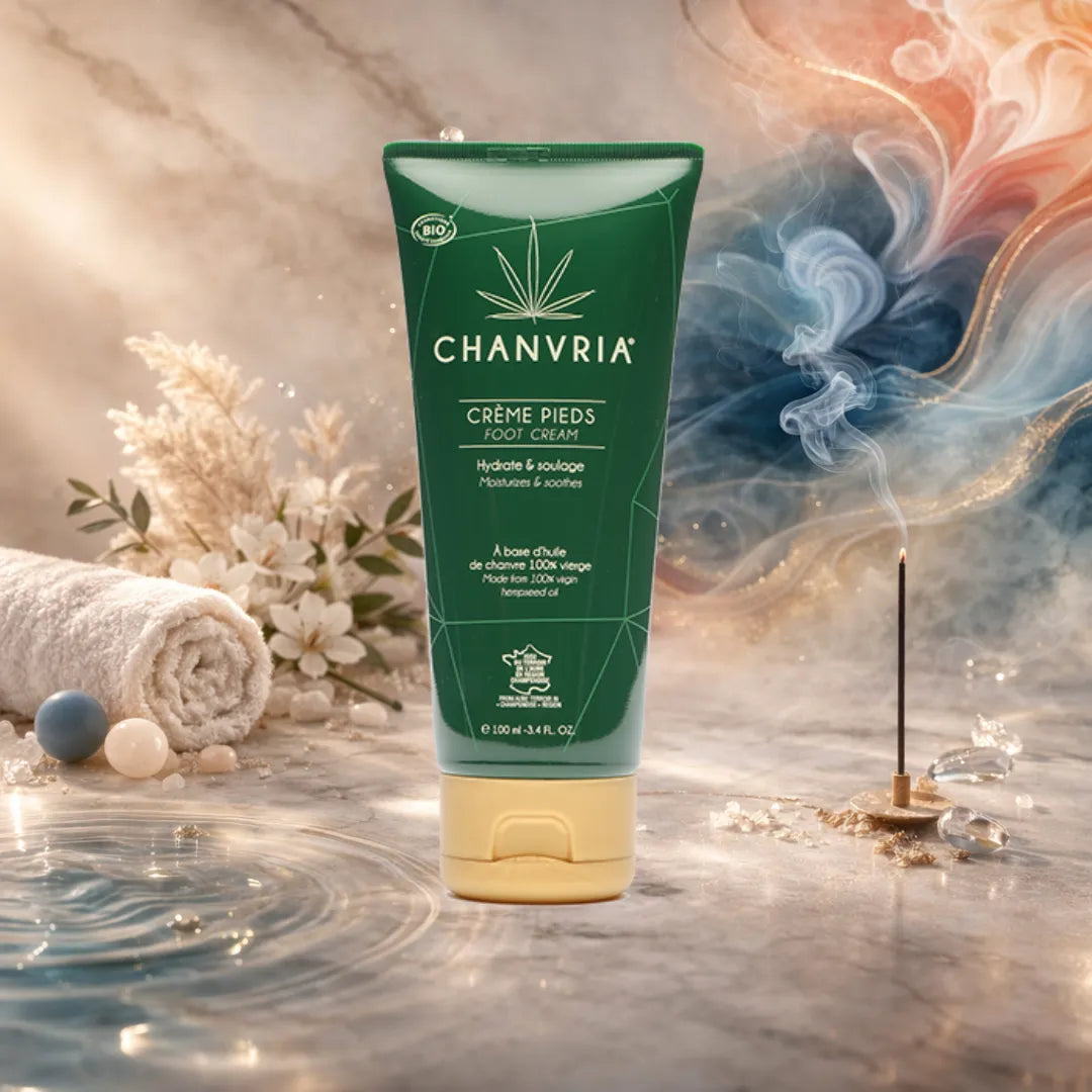crème pieds au chanvre Chanvria soin nourrissant pour pieds secs