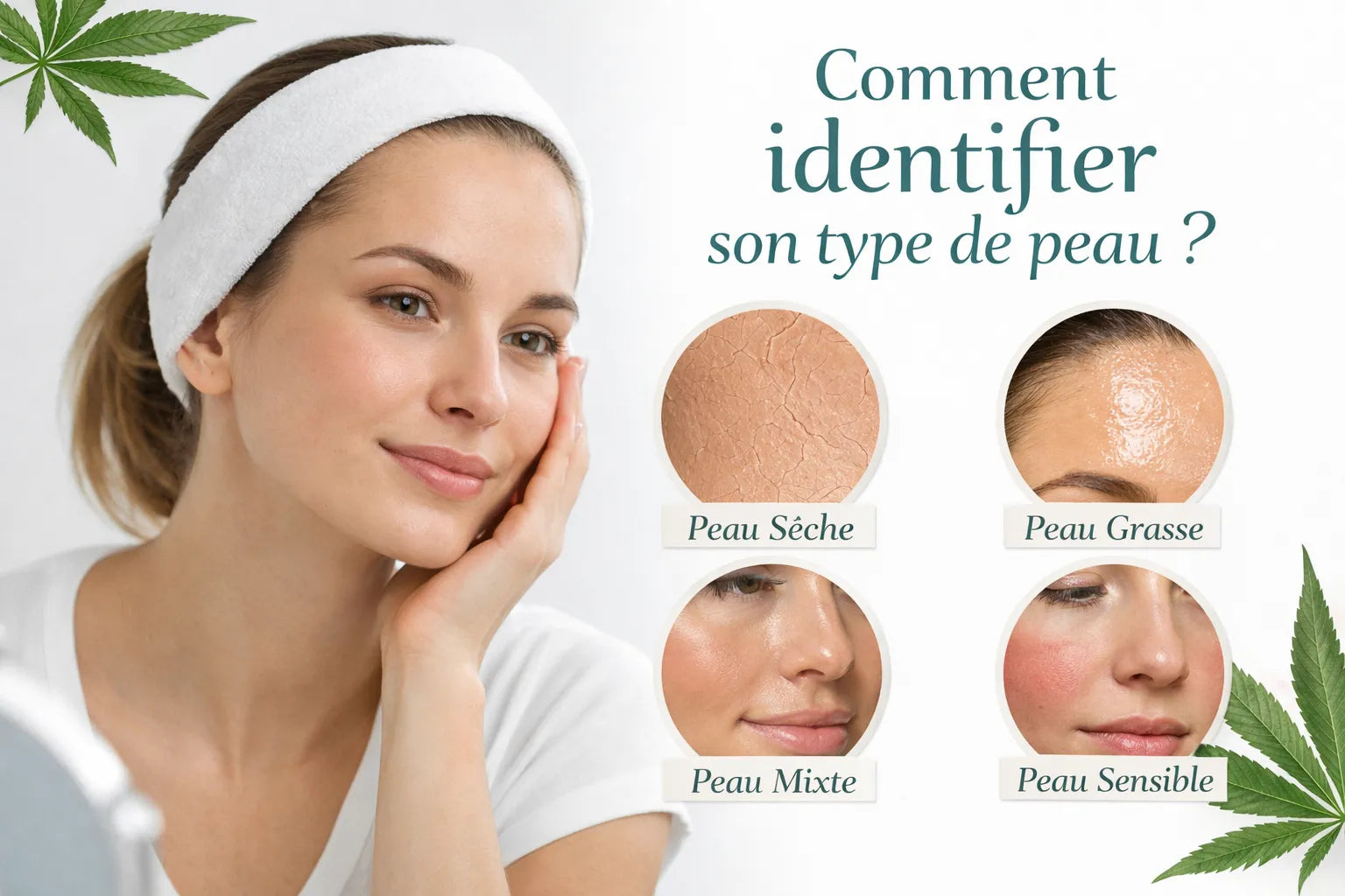 comment identifier son type de peau visage peau sèche grasse mixte ou sensible