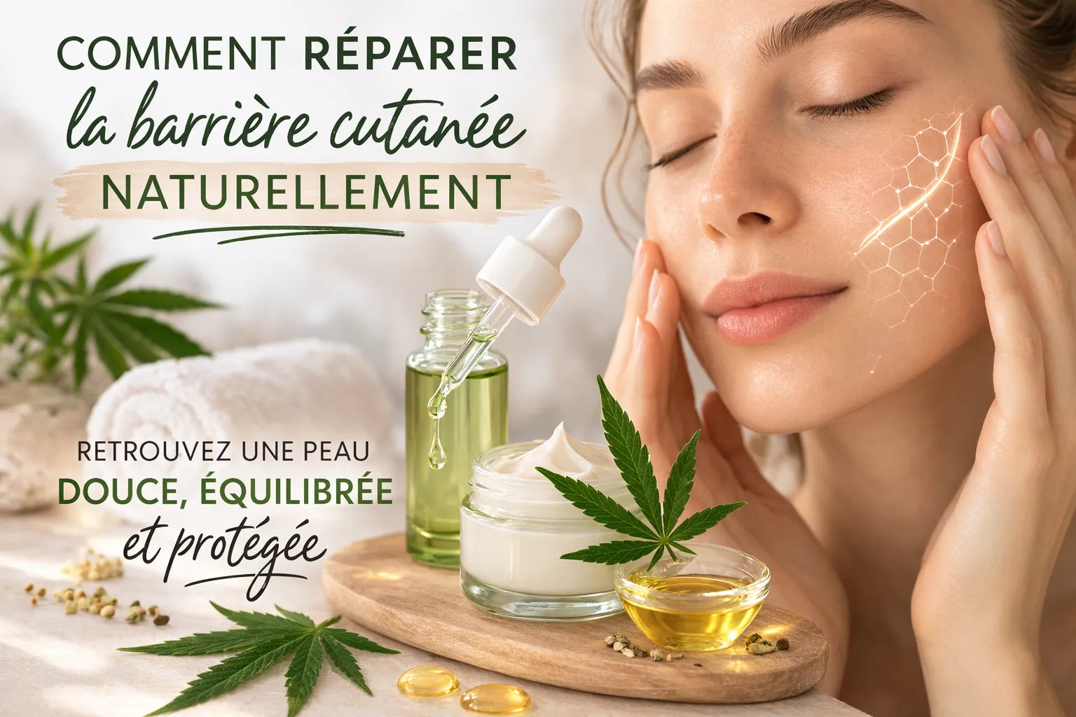  reparer barriere cutanee naturellement soin chanvre hydratation peau 