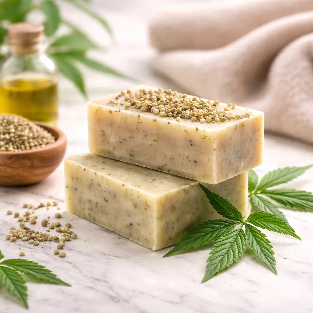 savon naturel saponifie a froid chanvre bio soin peau naturel