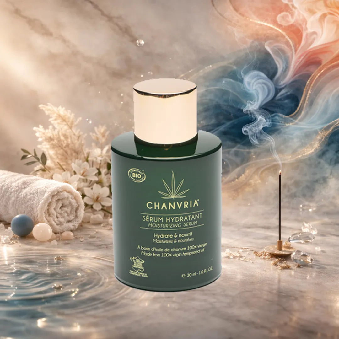 sérum hydratant au chanvre Chanvria soin naturel pour une peau éclatante