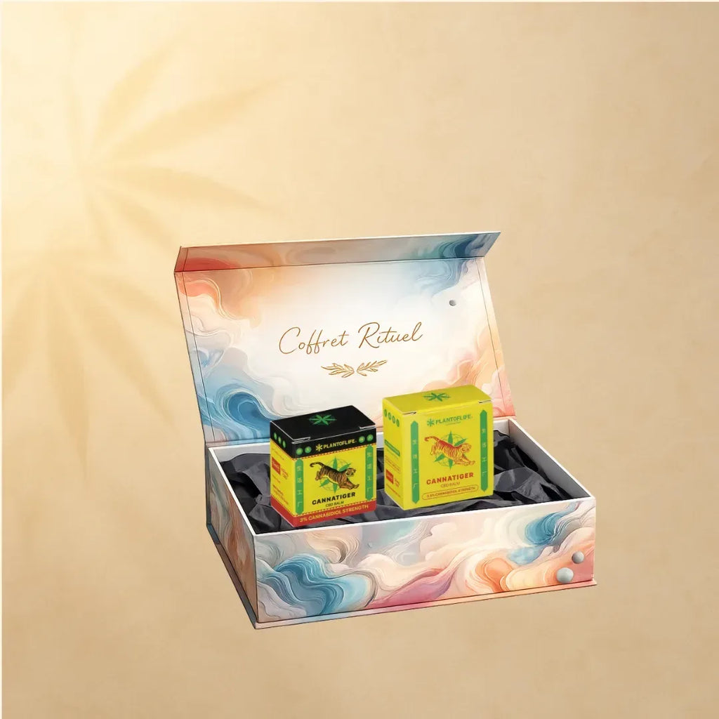 Coffret Baumes Massage CHANVRE – Chauffant & Relaxant - Rituel - SaBulle