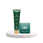pack essentiel baume corps au chanvre et savon nettoyant naturel pour hydrater et purifier la peau
