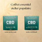 Coffret Savons Chanvre Bio & CBD – Nettoyant & Exfoliant - Rituel - SaBulle