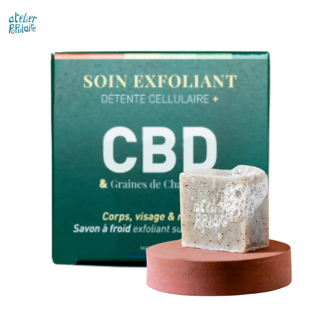 Savon Exfoliant CHANVRE – Gommage Doux | 90 g - Rituel - SaBulle